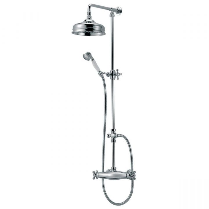 Colonne De Douche Thermostatique Antica Chromé Réf 390 pour Colonne De Douche Rousseau Sanitaire