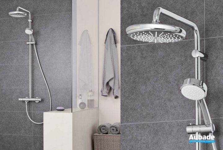 Colonne De Douche Thermostatique Design Grohe | Espace Aubade serapportantà Colonne De Douche Cascade Grohe Colonne De Douche Thermostatique Design Grohe | Espace Aubade serapportantà Colonne De Douche Cascade Grohe