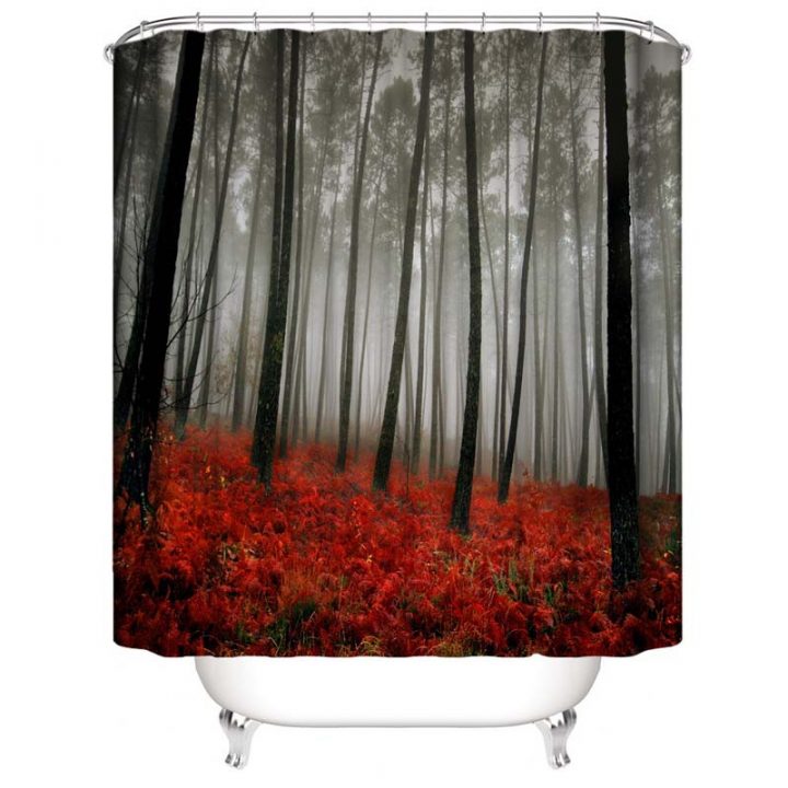 Conception Salle De Bain 3D Acheter Personnalisé encequiconcerne Rideaux Photo Impression