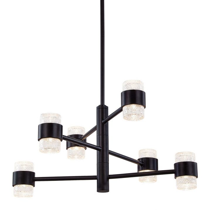 Copenhagen Chandelier By Kuzco Lighting | Ep48224-Bk En serapportantà Luminaire Toilette