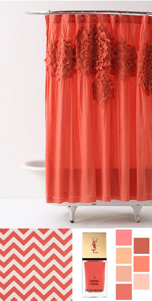 Coral El Color Que Sienta Bien! #Color, #Couleur, #Corail à Rideaux Couleur Corail Coral El Color Que Sienta Bien! #Color, #Couleur, #Corail à Rideaux Couleur Corail