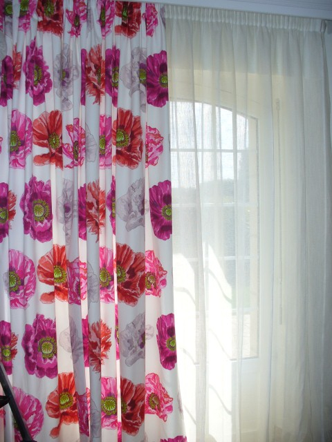 Couture En Ameublement – Cae 29 destiné Rideaux Fleuris