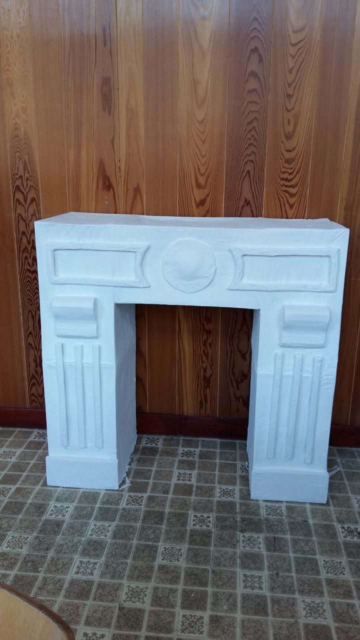 Créativité Sur Le Carton tout Cheminée En Carton Fiche Technique