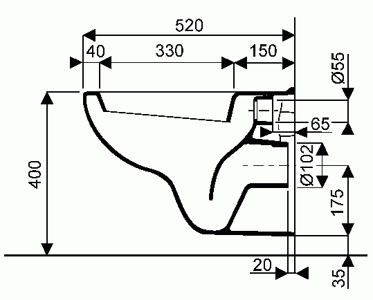 Cuvette Suspendue Bastia – Wc Lux serapportantà Norme Toilette Cuvette Suspendue Bastia – Wc Lux serapportantà Norme Toilette