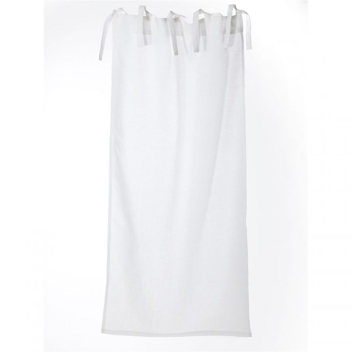 Cyrillus Rideau En Lin – Blanc | Brandalley dedans Rideau En Lin Blanc