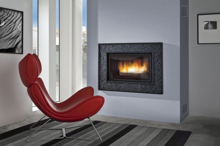 D1200 Fireplace With Dual Opening Door System Cheminées pour Cheminée Chazelle