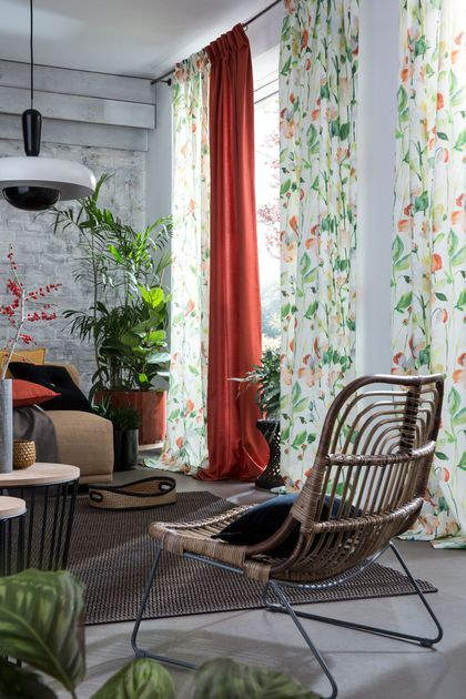 Déco De Printemps : Shopping | Rideaux, Rideaux Fleuris Et avec Rideaux Fleuris