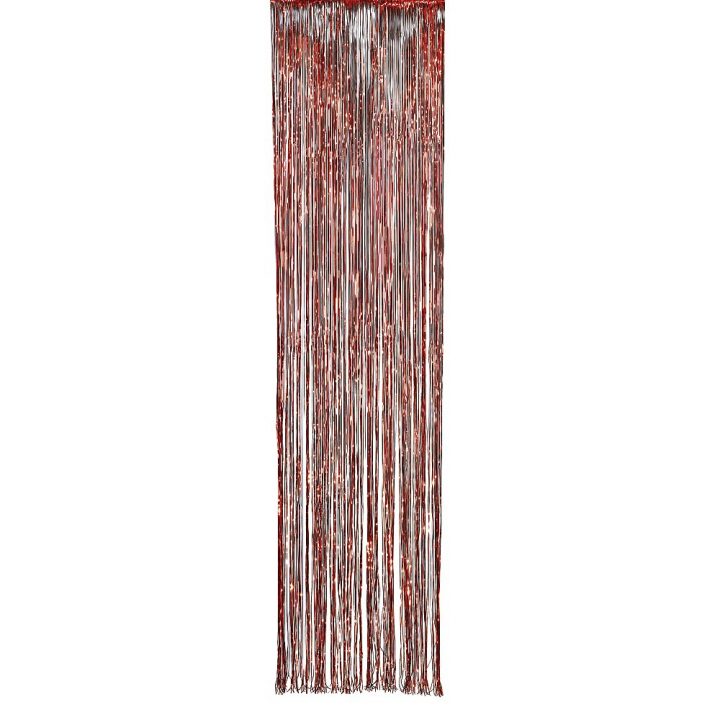 Déco Rideau À Lamelles, Rouge, 50 X 200 Cm & Décoration destiné Rideau Lamelle