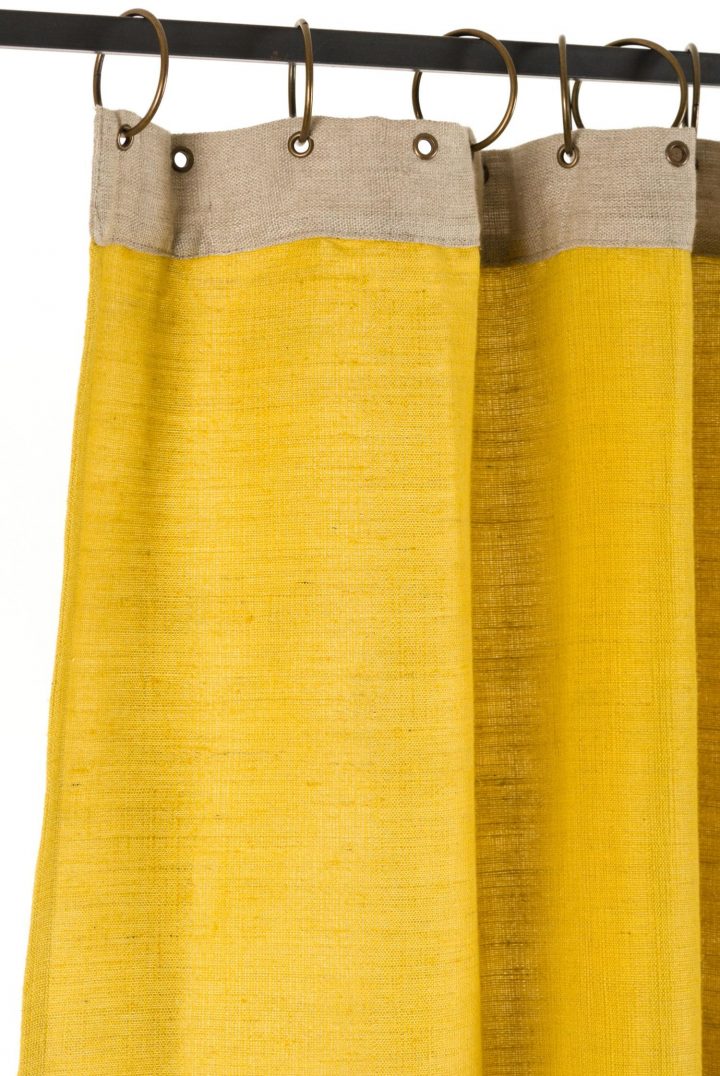 Deco Rideau Jaune encequiconcerne Rideau Scandinave Jaune