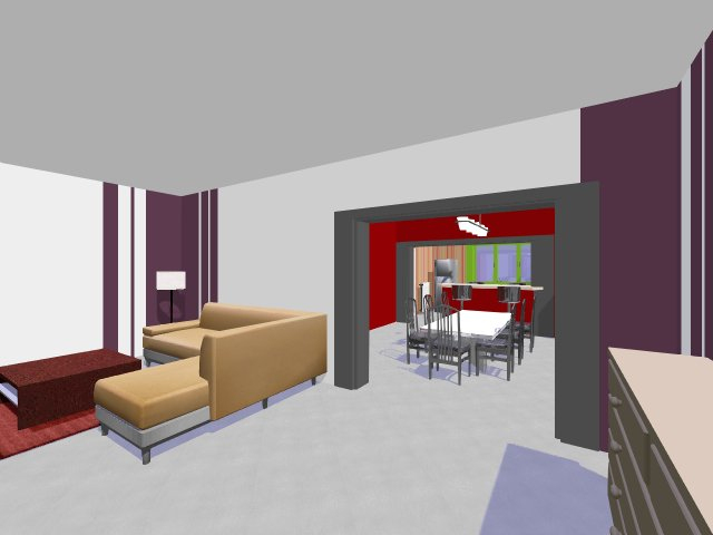 Déco Salle A Manger Aubergine avec Papier Peint Salle À Manger