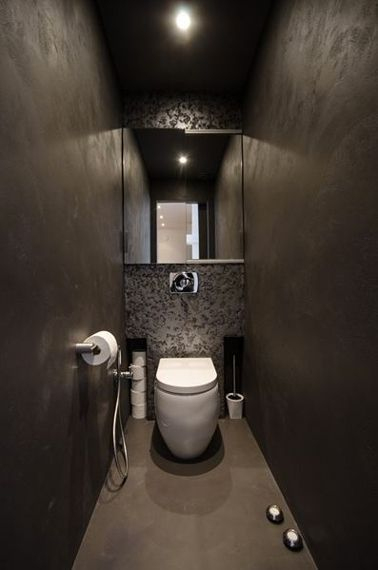 Déco Toilettes Grise – Peinture Et Déco Wc Avec Du Gris serapportantà Cuvette Toilette Original