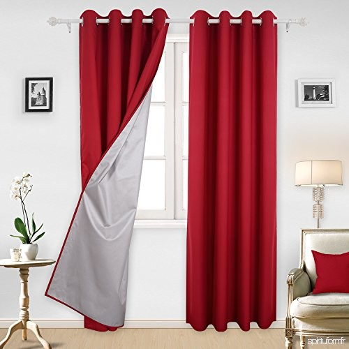 Deconovo Lot De 2 Rideaux Isolant Thermique Avec destiné Rideaux Isolants Thermiques Deconovo Lot De 2 Rideaux Isolant Thermique Avec destiné Rideaux Isolants Thermiques