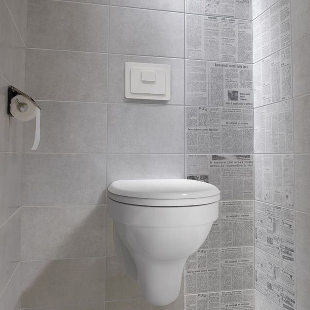 Décor 20 X 40 Cm Nebbia News – Castorama | Carrelage Wc pour Castorama Toilettes