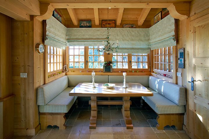 Décoration D'Intérieur D'Un Chalet Cosy Et Chaleureux encequiconcerne Rideaux Style Chalet