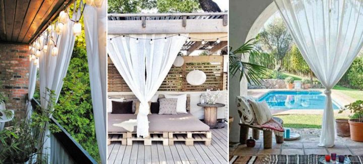 Décorer Son Exterieur Comme Son Interieur Pour Encore Plus destiné Rideau De Verre Pour Balcon