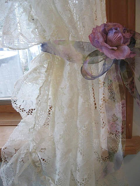 Dentelle De Rideaux Rideaux Froufrous Shabby Chic Shabby dedans Rideaux Shabby Chic