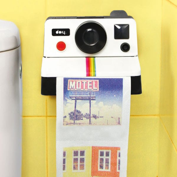 Dérouleur Papier Wc Polaroid Polaroll : Souriez, Le Petit dedans Distributeur Papier Toilette Original