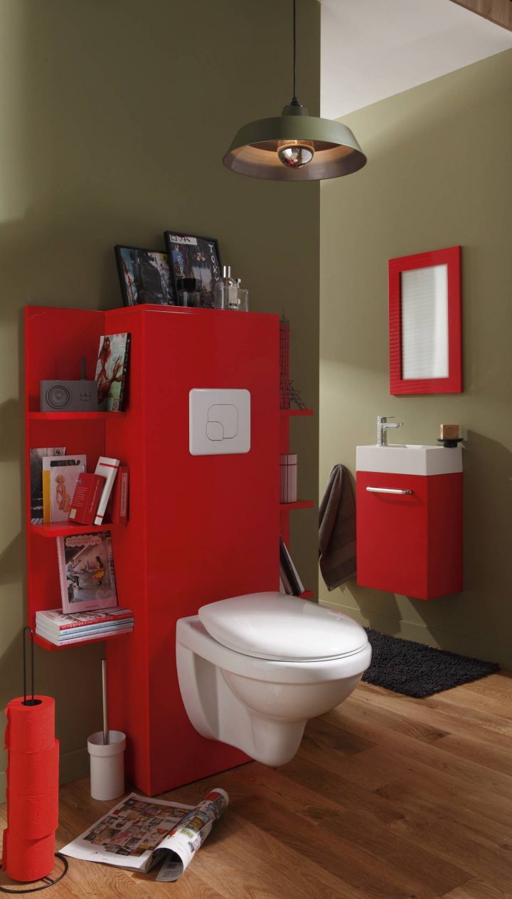 Des Rangements De Chaque Coté Du Wc Pour Optimiser Chaque pour Toilette Suspendu Leroy Merlin Des Rangements De Chaque Coté Du Wc Pour Optimiser Chaque pour Toilette Suspendu Leroy Merlin