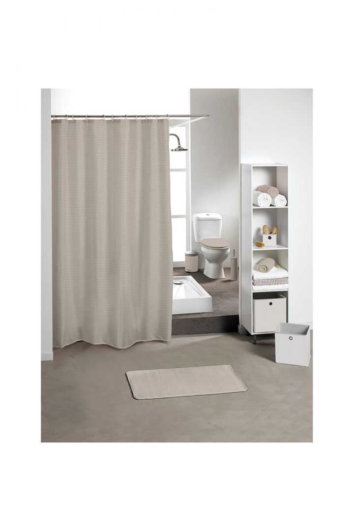 Dim. 180 X 200 Cm Rideau De Douche – Tati.fr pour Rideaux Tati