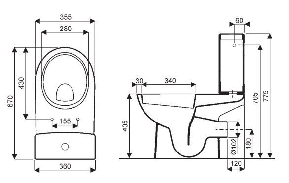 Distance Entre Évacuation Wc Au Sol Et Le Mur Arrière (20 tout Norme Toilette Distance Entre Évacuation Wc Au Sol Et Le Mur Arrière (20 tout Norme Toilette