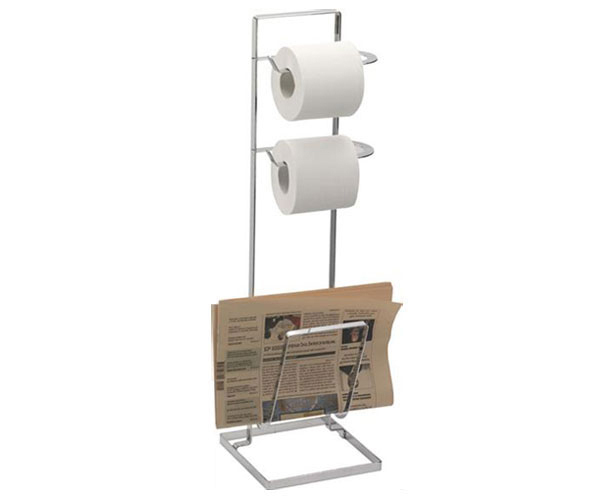 Distributeur Papier-Toilette Et Range-Revues Métal Design serapportantà Distributeur Papier Toilette Design