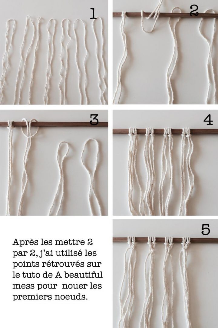 Diy : J’ai Réalisé Un Rideau En Macramé Chez Moi (Tuto tout Rideaux Avec Noeuds Diy : J’ai Réalisé Un Rideau En Macramé Chez Moi (Tuto tout Rideaux Avec Noeuds