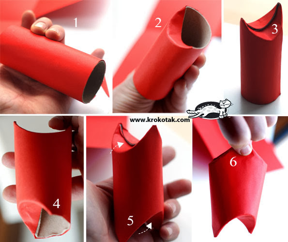 Diy Toilet Paper Roll Santa – Diy Craft Projects intérieur Pere Noel Avec Rouleau Papier Toilette