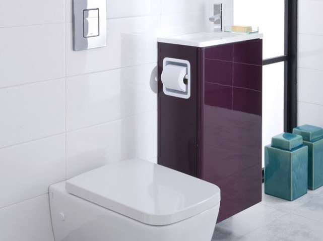 Donnez Du Style À Votre Wc – Ideeco avec Toilette Au Lavabo