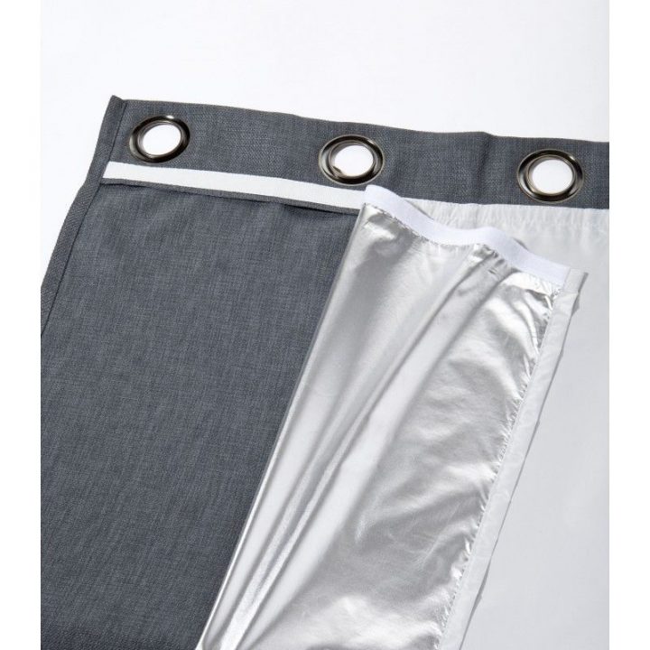 Doublure Thermique Hiver Métallisée Argent – Rideaux concernant Rideau Thermique Hiver