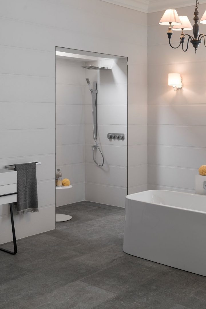 Douche À L'Italienne : 20 Modèles À Découvrir | Douche serapportantà Kit Douche À L Italienne