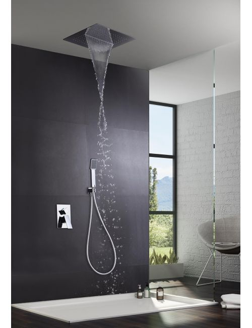 Douche Encastrée De Luxe Serie Málaga – Barre De Douche destiné Ensemble Douche Encastrable