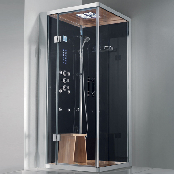 Douche Hammam Italy 90X90Cm serapportantà Cabine De Douche Sauna