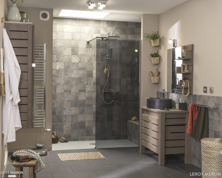 Douche Litalienne Leroy Merlin tout Galet Douche Leroy Merlin