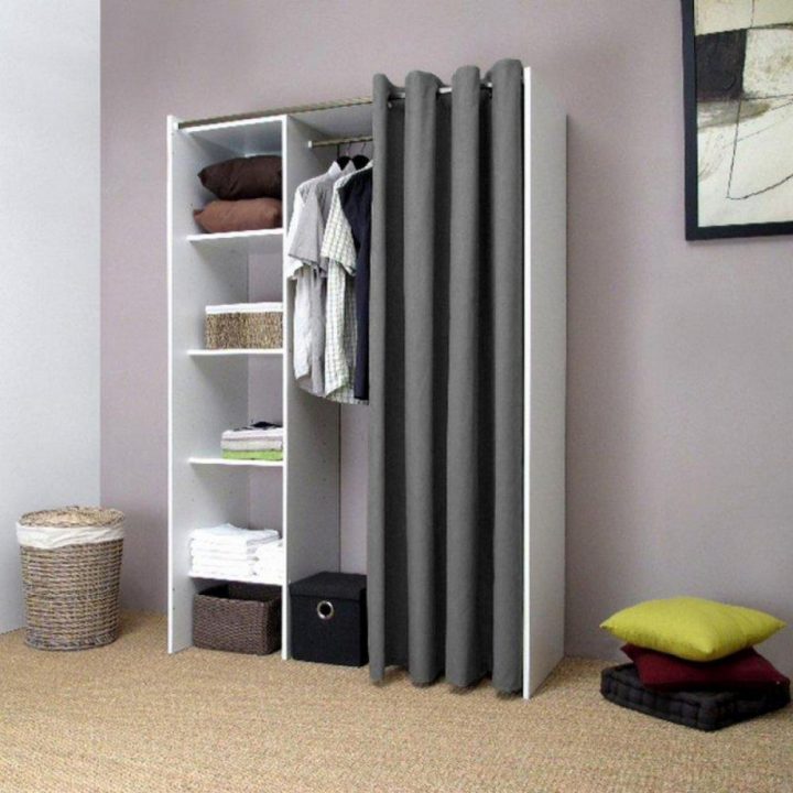 Dressings Et Armoires, Meubles Et Rangements, Pix Dressing encequiconcerne Rideau Pour Cacher Dressing