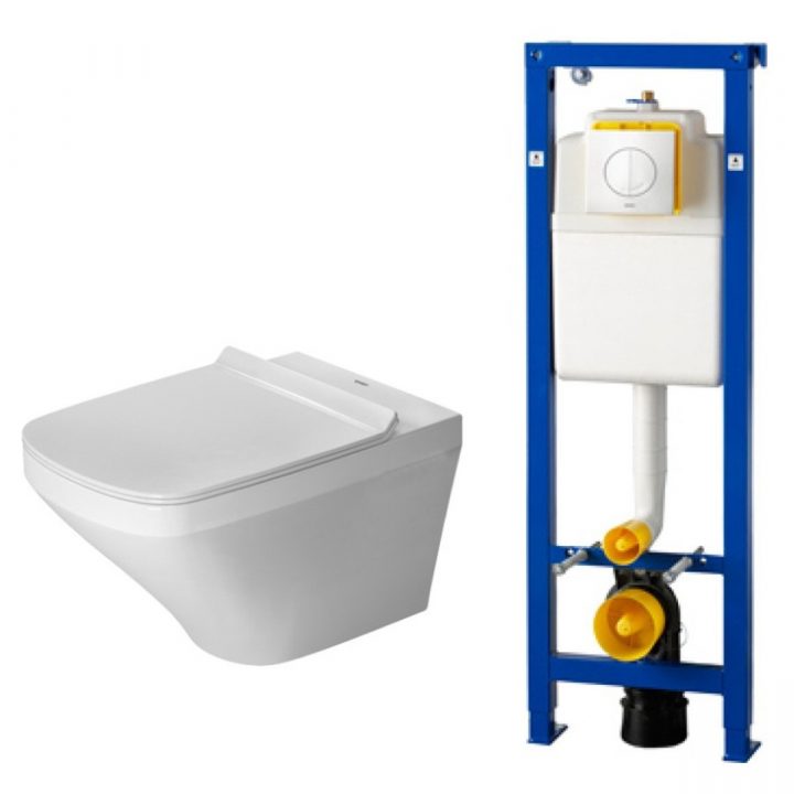 Duravit Durastyle Set De Toilette Avec Réservoir encequiconcerne Toilette Encastrable