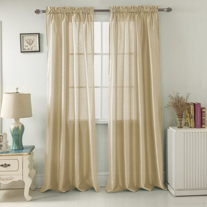 Ebern Designs Panneau De Rideau Simple Avec Passe-Tringle intérieur Rideau Passe Tringle