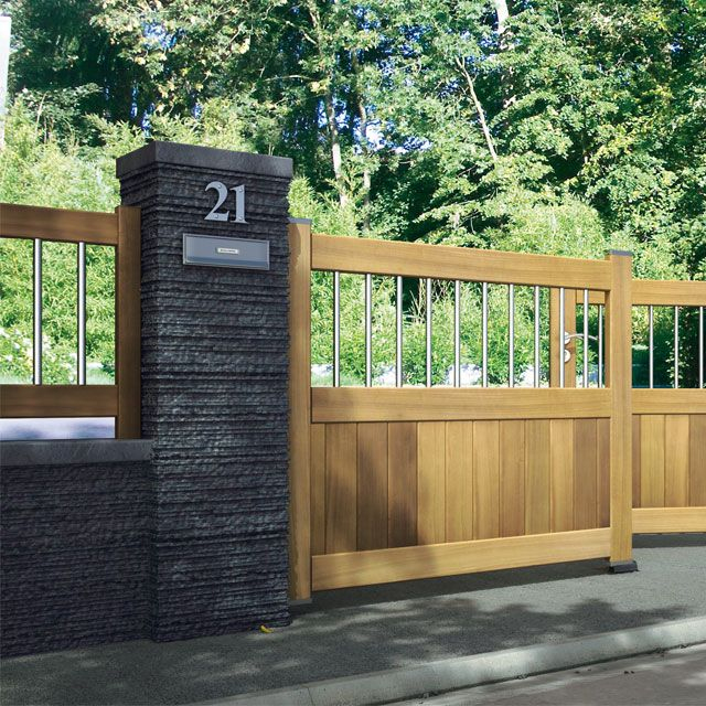 Elément De Pilier 39 X 29 Cm Graphite – Castorama | Design pour Chapeau De Cheminée Castorama