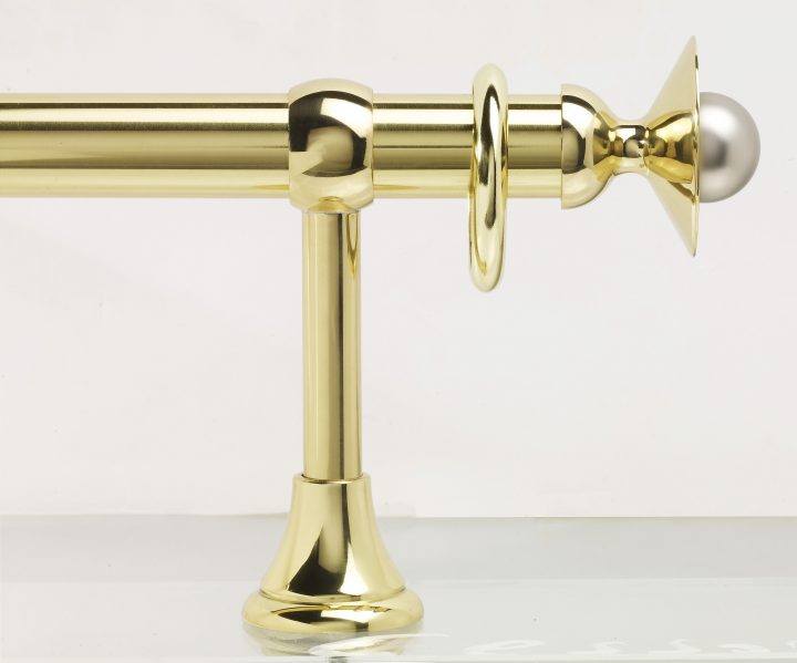 Embout Sur Tringle En Laiton Un Design Moderne Et encequiconcerne Tringle A Rideau Moderne