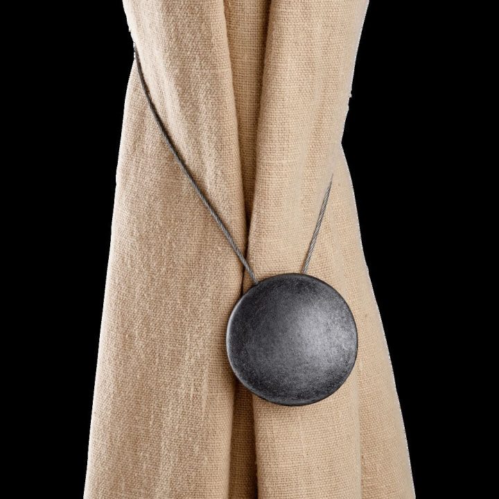 Embrasse Magnétique En Acier – Gris Anthracite – Alinéa En dedans Rideau Voilage Alinea