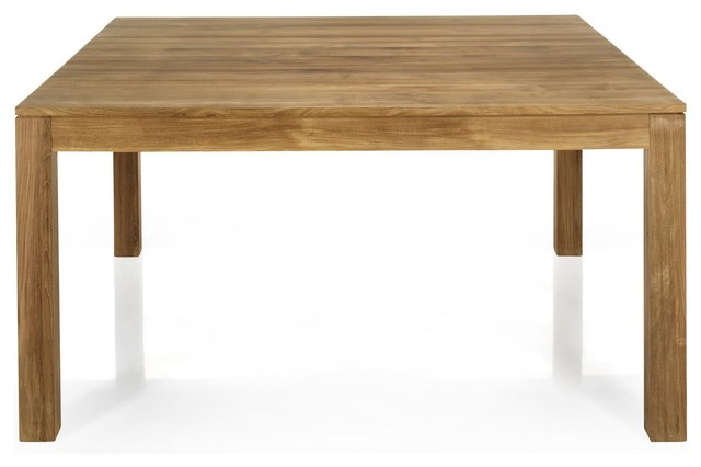 Emotion Table De Repas Carrée En Teck Massif (145X145Cm à Table De Salle À Manger Carrée