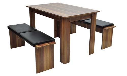 Ensemble Meubles Table Et Bancs, Pour Salle À Manger serapportantà Banc Salle À Manger