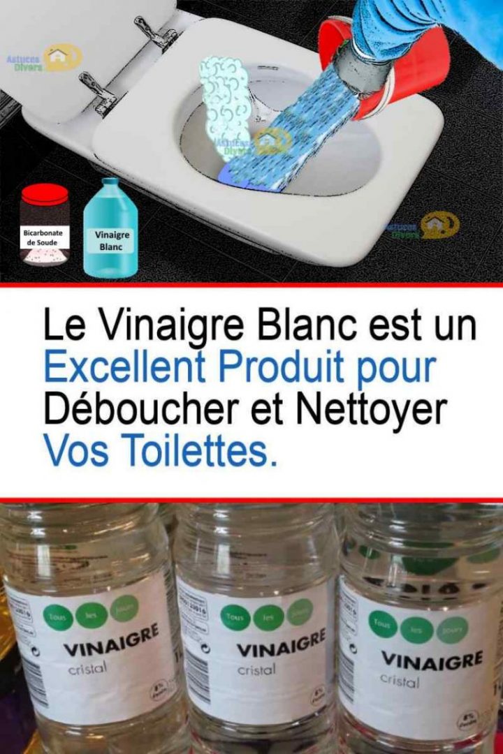 Épinglé Sur Bon Nettoyage serapportantà Déboucher Toilettes Bicarbonate De Soude
