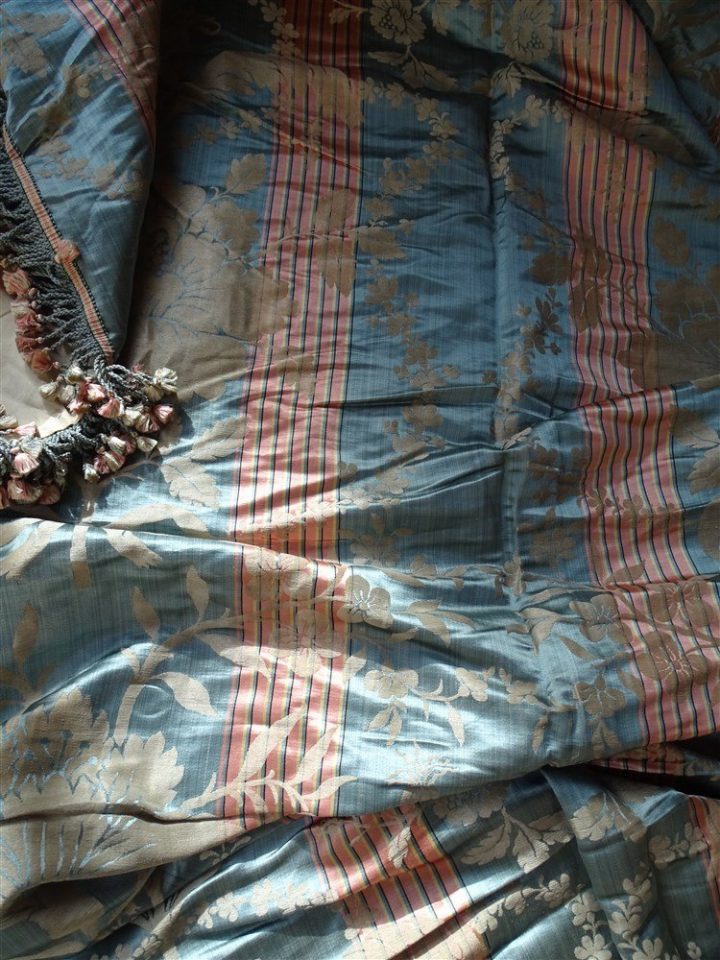 Epoque Charles X Paire De Rideaux Anciens, Tentures En intérieur Rideaux Anciens