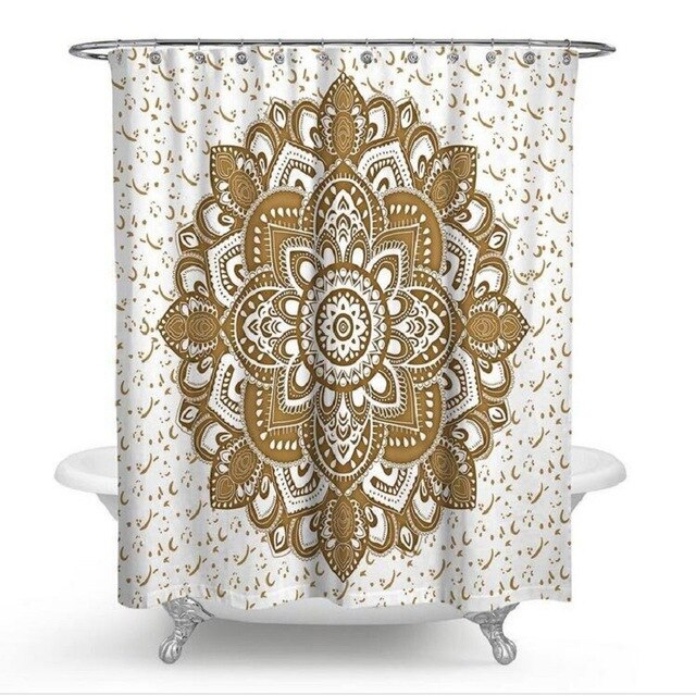 Ethnic Style Mandala Flower Shower Curtains Rideau De serapportantà Wish Rideau Ethnic Style Mandala Flower Shower Curtains Rideau De serapportantà Wish Rideau
