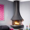 Eva 992 Fireplace With Panoramic Glass By Jc Bordelet avec Cheminée Bordelet
