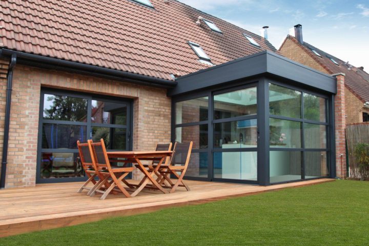 Extension Veranda Toit – Veranda Et Abri Jardin encequiconcerne Veranda Rideau Saintes