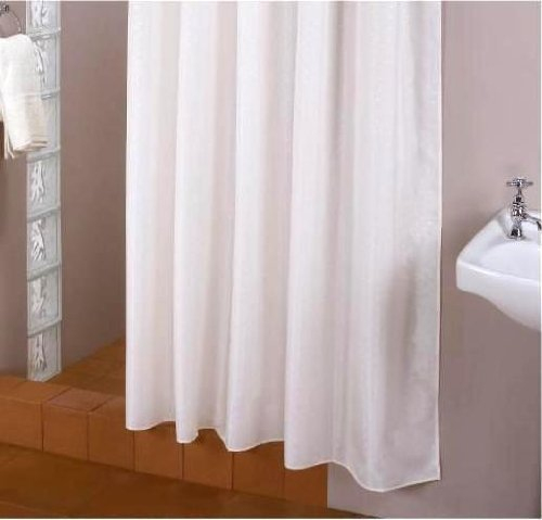 Extra Lang! Textil Duschvorhang Weiss 120 Breit 230 Hoch intérieur Rideau De Douche Hauteur 220 Extra Lang! Textil Duschvorhang Weiss 120 Breit 230 Hoch intérieur Rideau De Douche Hauteur 220