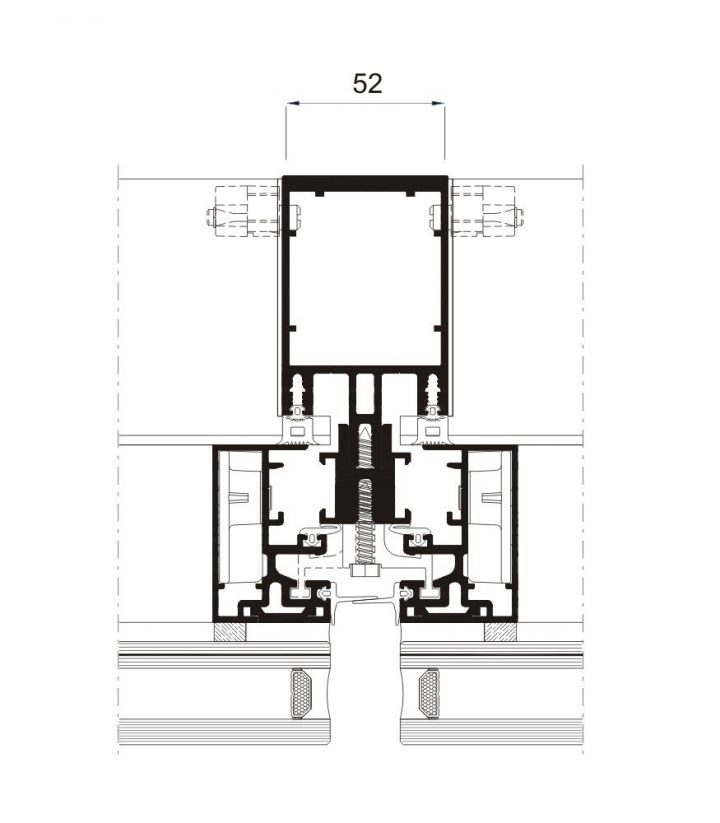 Fachada St 52 :: Muro Cortina :: Fachadas :: Reynalco tout Rideau Dwg