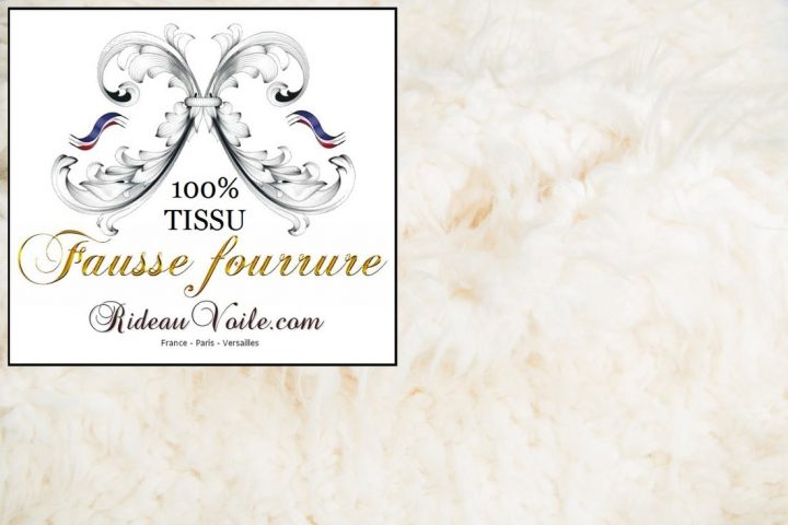 Fausse Imitation Fourrure Tissu Furr – Rideaux Et Tissus encequiconcerne Rideau Fourrure
