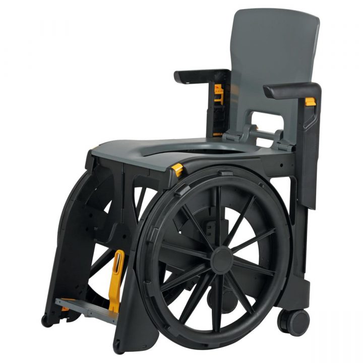 Fauteuil D'Aisance Pliant Wheelable – Distri Club Medical à Fauteuil De Douche Pliant Fauteuil D'Aisance Pliant Wheelable – Distri Club Medical à Fauteuil De Douche Pliant